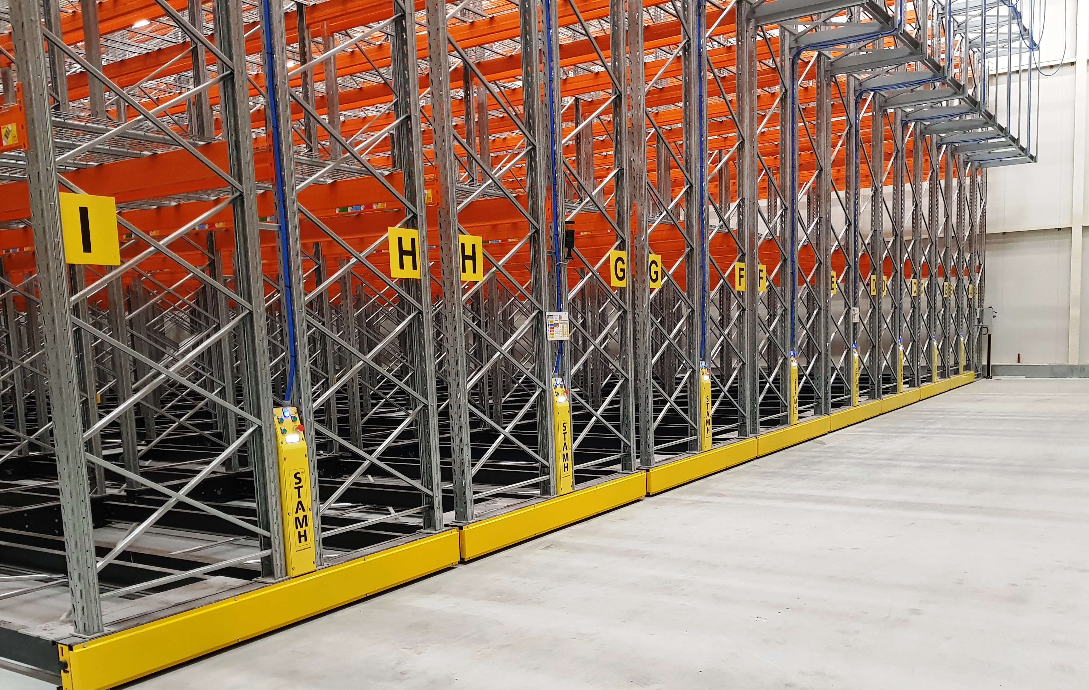 Mobile Racking System by STAMH STAMH LTD